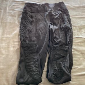 Athleta winter peak hybrid fleece tight leggings M